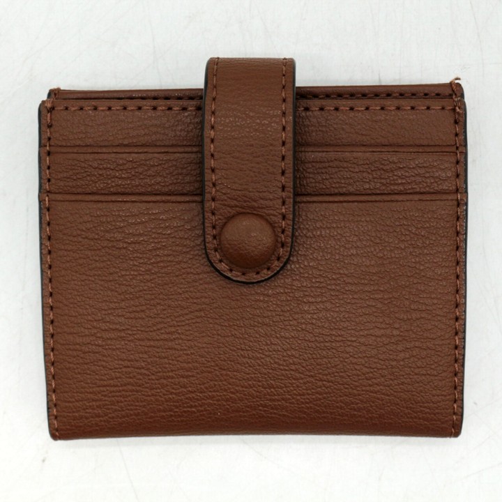 チャールズアンドキース カードホルダー カードケース 二つ折り 財布 ブランド レディース ブラウン CHARLES KEITH 中古