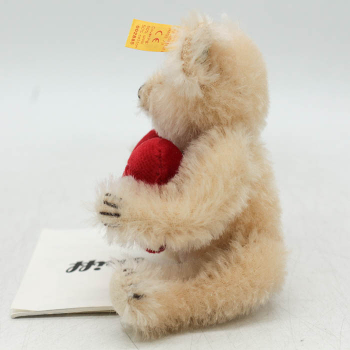 シュタイフ ぬいぐるみ 未使用 テディベア I LOVE YOU ハート ブランド