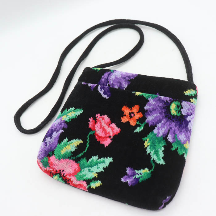 フェイラー コットン 花柄 バッグ ハンドバッグ レディース 中古 