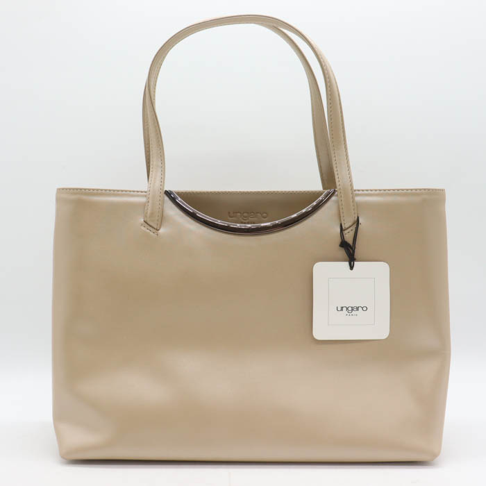 ウンガロ Ungaro バッグ ハンドバッグ レザー 黒 美品 emanuel 【公式 