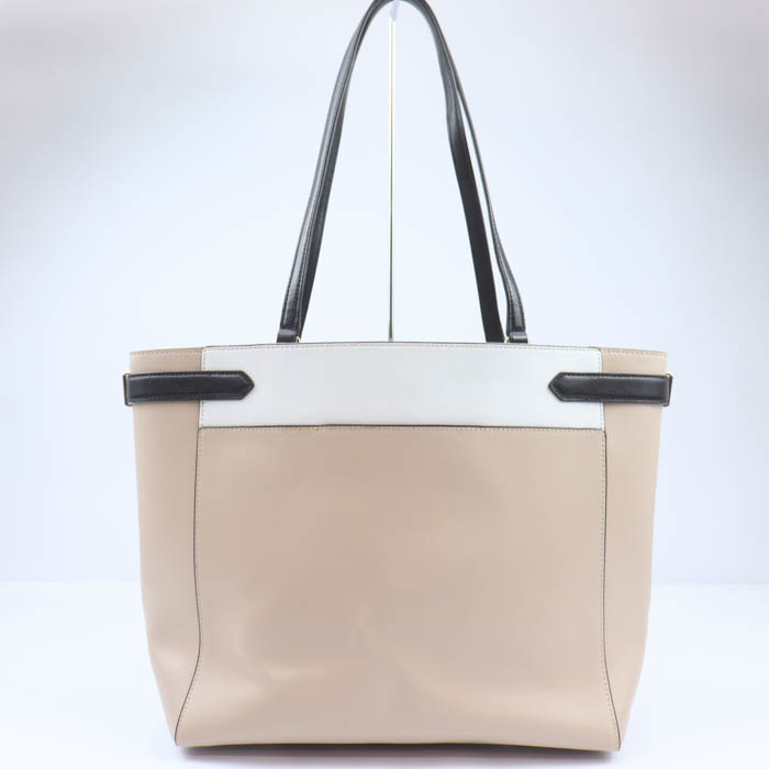 kate spade ケイトスペード リボン 帆布×本革 ショルダーバッグ 黒 
