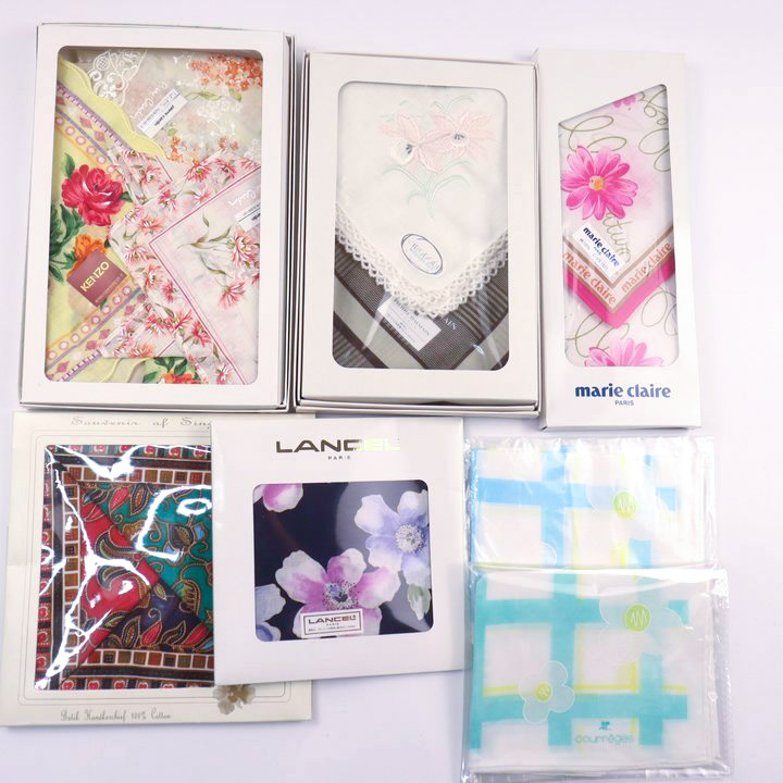 ハンカチセットmarie claire,KENZO, JUNKO SHIMADA ファッション小物