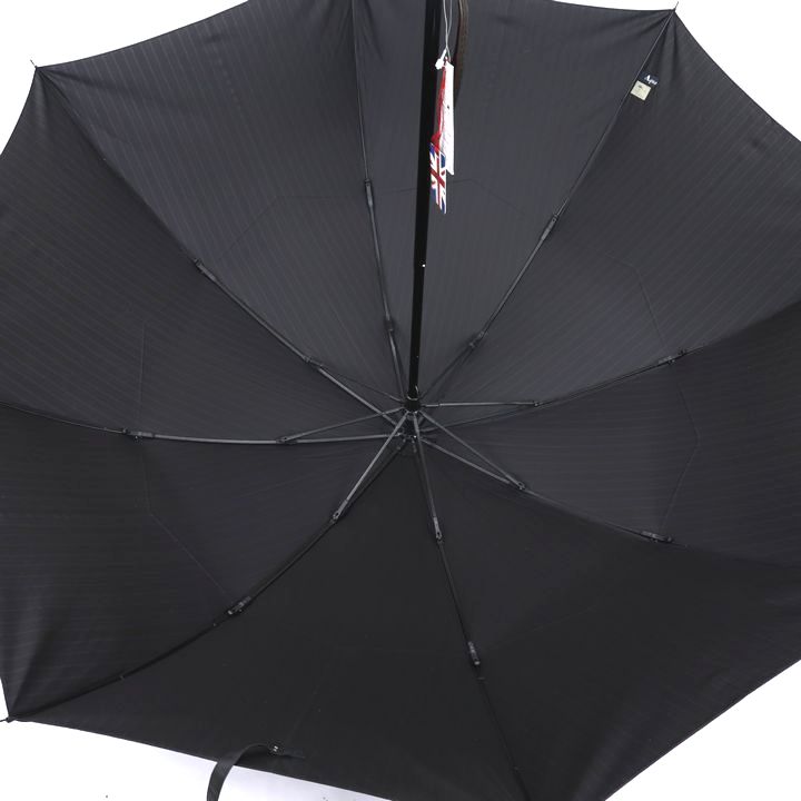 アクアスキュータム 折りたたみ傘 未使用 ストライプ柄 ロゴ 撥水UV