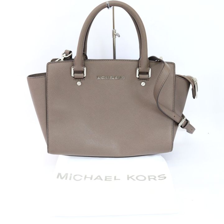 美品☆MICHAEL KORSマイケルコース 2wayショルダーバッグMK柄