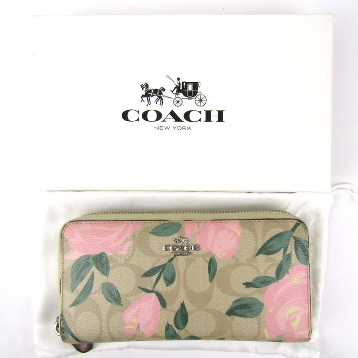 COACH コーチ シグネチャー 長財布 財布 ロングウォレット 二つ折り