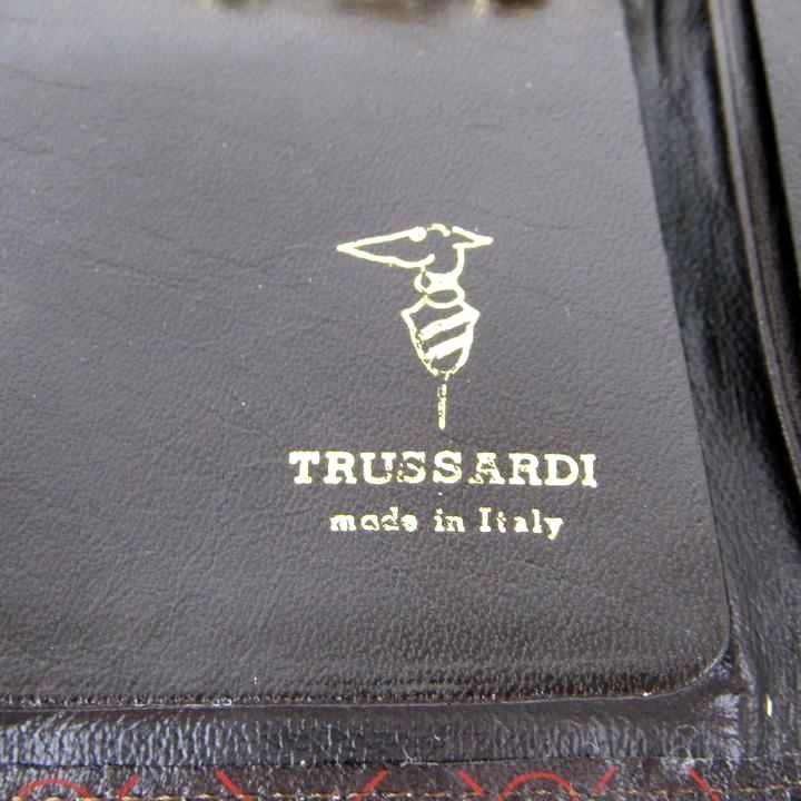 トラサルディ キーケース イタリア製 6連 総柄 ロゴ ブランド 小物