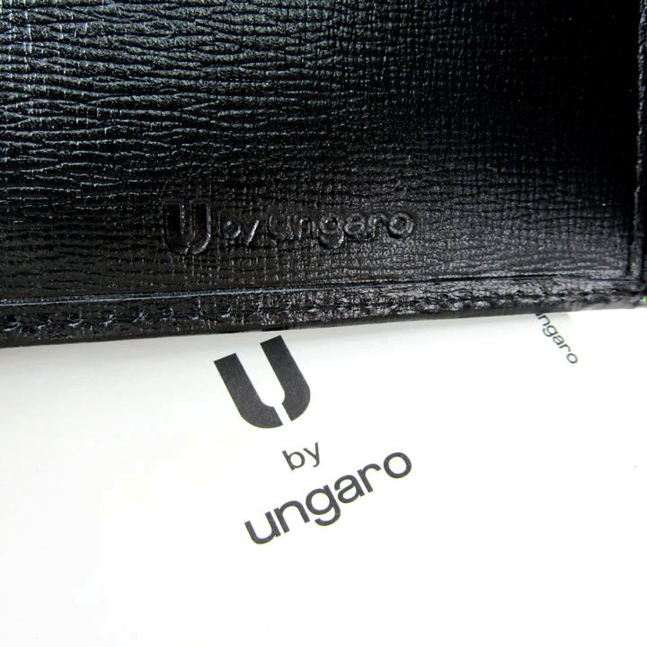 ユーバイウンガロ 二つ折り財布 未使用 レザー コンパクト ブランド