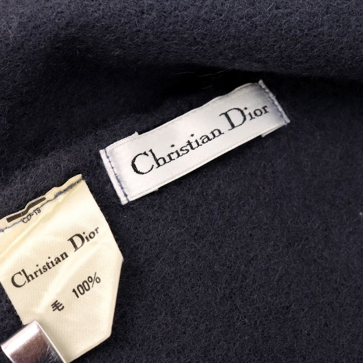 Christian Dior ディオール ロゴ ウール マフラー ストール-