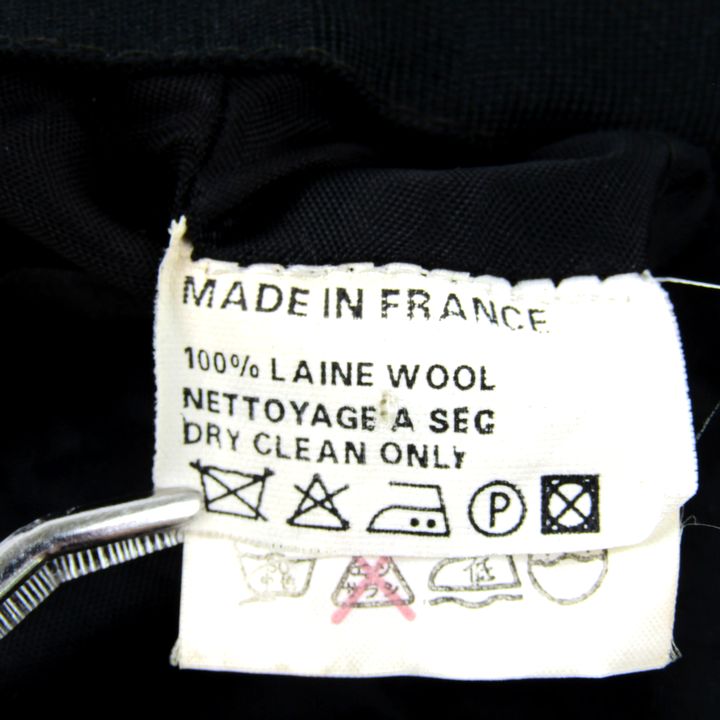 アニエスベー ハンチング チェック ウール100％ フランス製 ブランド
