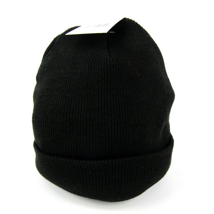 ブラックサイズ【WIND AND SEA】新品未使用 ニット帽 ビーニー ブラック ロゴ