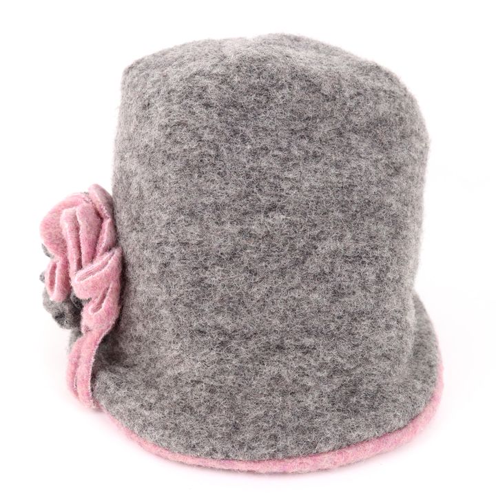 イタリア製 ピンクハット - 帽子