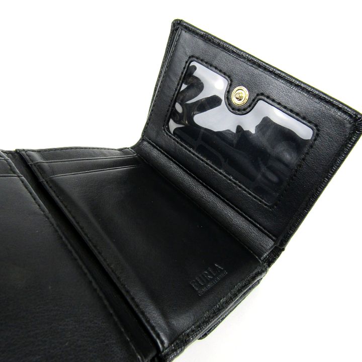 フルラ 三つ折り財布 本革レザー ミニ財布 シンプル ブランド