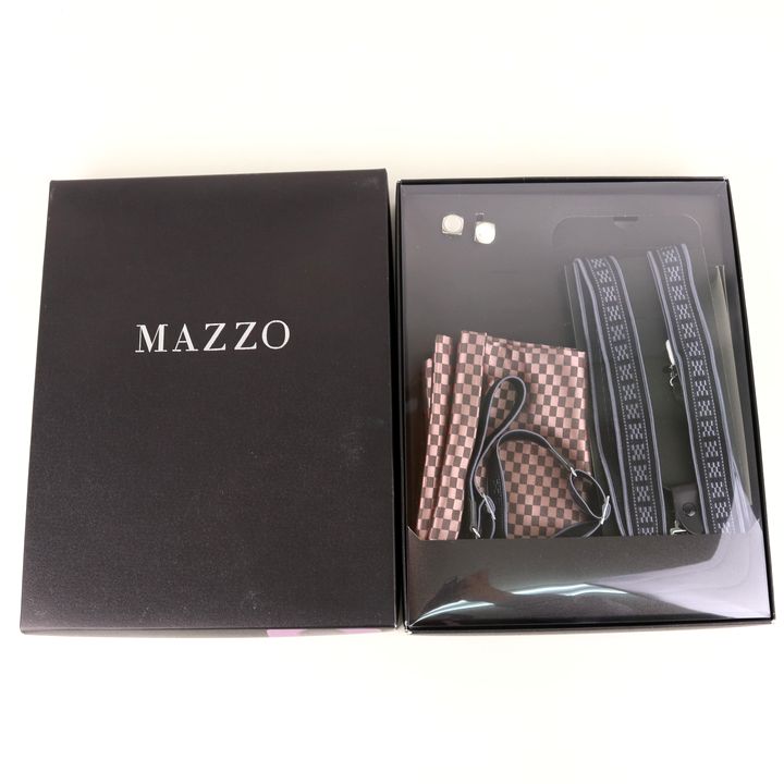 MAZZO 新郎 小物 サスペンダー カフス - 小物