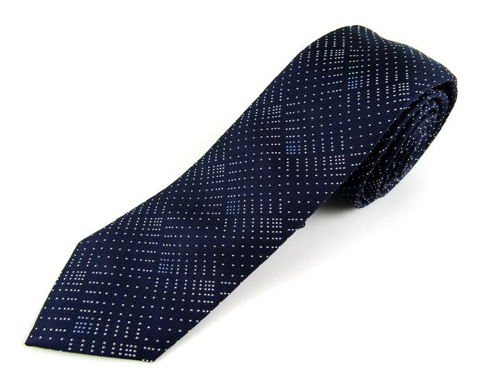 中古】 グッチ ネクタイ シルク100％ G柄 イタリア製 小物 ネイビー 紺