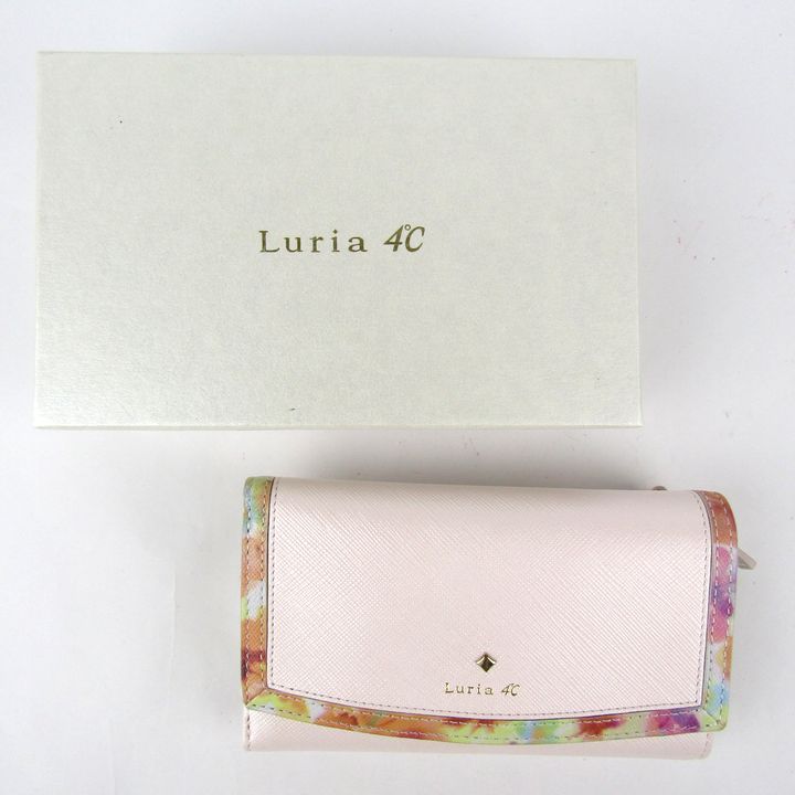 ルリア4℃ 財布 ピンク 新品未使用 luria4℃ ヨンドシー ビジュー