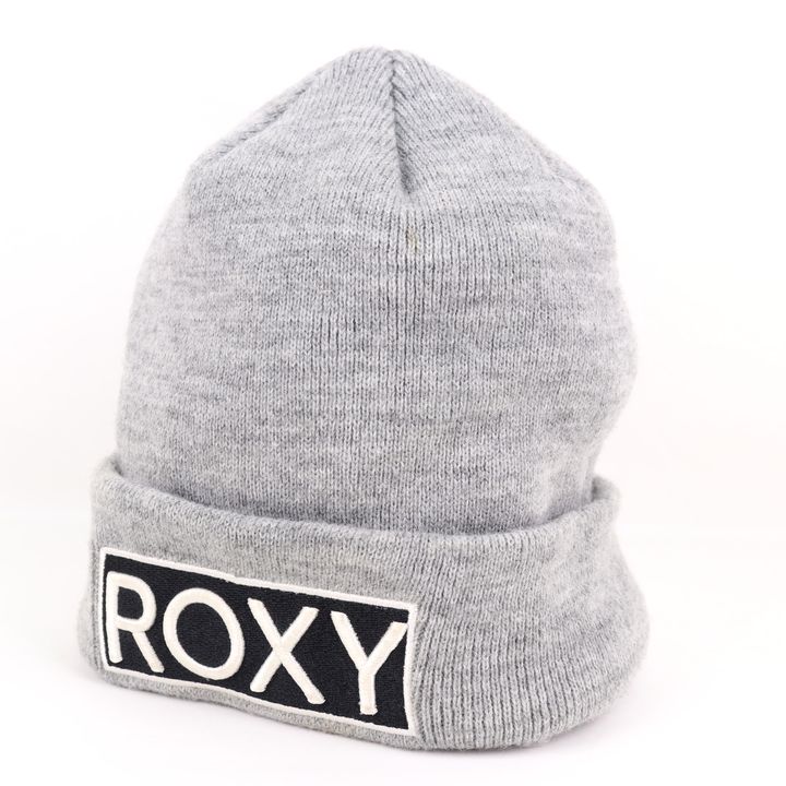 ROXY ニット帽 グレー - 帽子