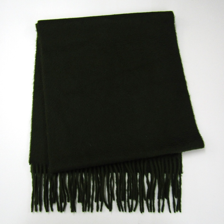 ピエールバルマン マフラー 無地 ロゴ ブランド メンズ グリーン