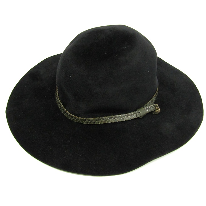 ヘレンカミンスキー ハット スエード つば広 帽子 ブランド レディース