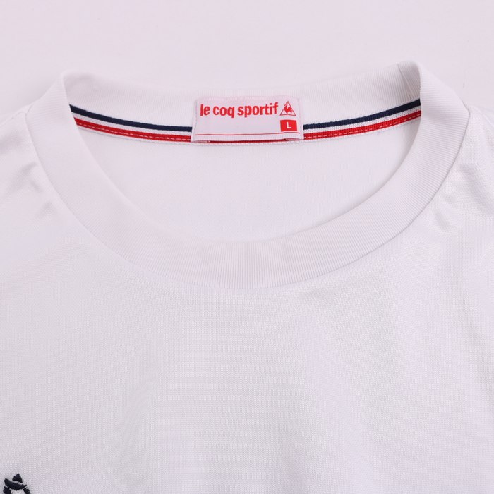 ルコックスポルティフ Tシャツ 長袖 スポーツウエア トップス 白 メンズ Lサイズ ホワイト le coq sportif 【中古】