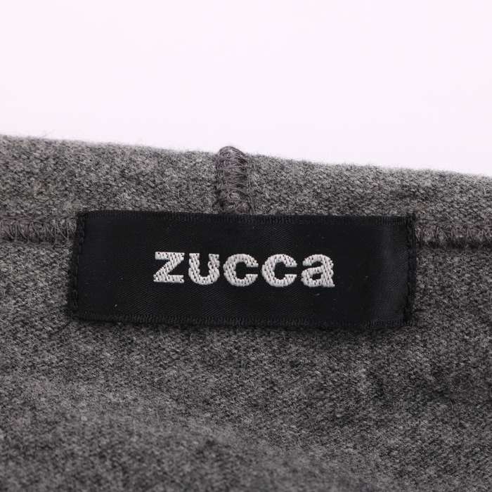 zucca ズッカ グレー ベスト毛100％カラー