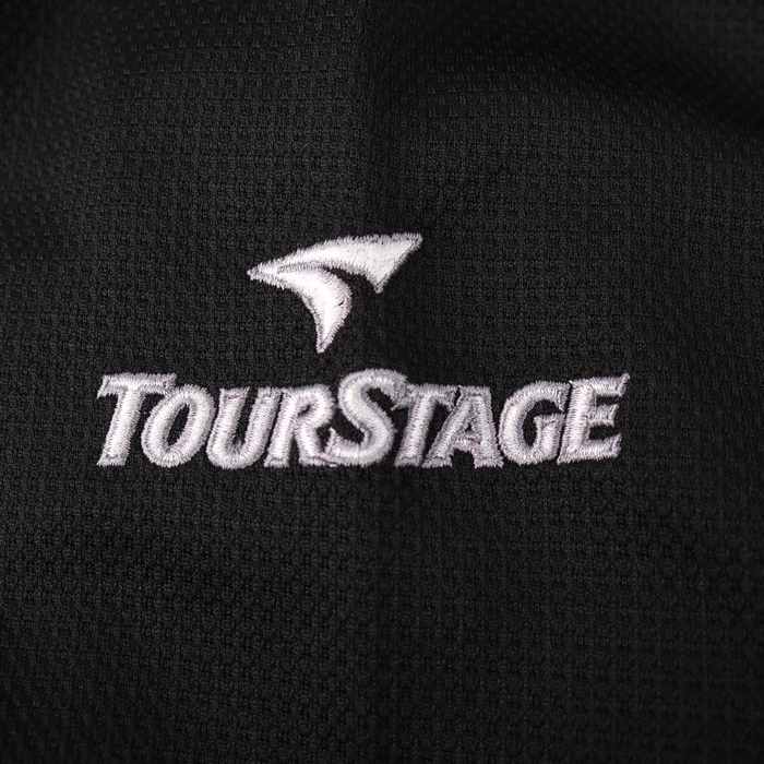 ツアーステージ 長袖 カットソー ハーフジップ プルオーバー ゴルフ スポーツウエア トップス メンズ Lサイズ ブラック TOURSTAGE  【中古】｜TOURSTAGE｜店舗買取｜トップス＞Tシャツ/カットソー｜USEDのアパレル通販サイト - SMASELL（スマセル）