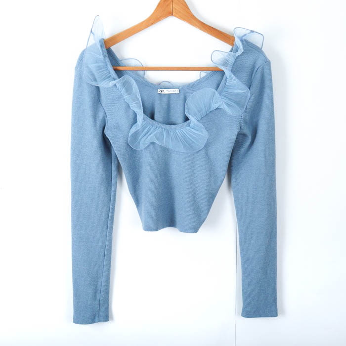 ZARA WOMAN トップス USA Lサイズ-