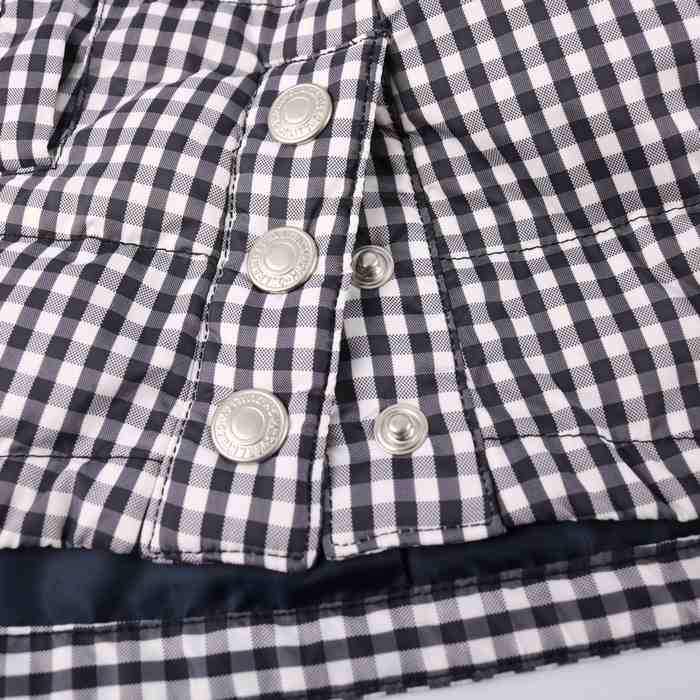 エレメントオブシンプルライフ ダウンベスト ギンガムチェック