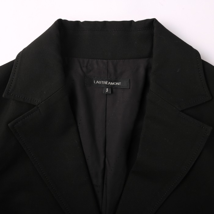 ロートレアモン テーラードジャケット スーツ アウター 入学式 卒園式 レディース 3サイズ ブラック LAUTREAMONT 【中古】