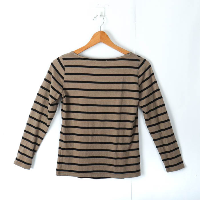 ボールジー 長袖Tシャツ トップス カットソー ボーダー 