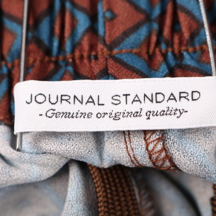 ジャーナルスタンダード パンツ テーパード Genuine original quality レディース Mサイズ ブラウン ブルー JOURNAL  STANDARD 【中古】｜JOURNAL STANDARD｜店舗買取｜パンツ＞その他パンツ｜USEDのアパレル通販サイト -  SMASELL（スマセル）