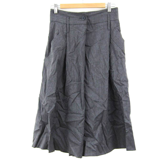 美品✨ BACCA バッカ クロップドパンツ ワイド ウール混 36