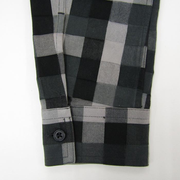 イネド 長袖シャツ トップス カットソー チェック柄 メンズ 2サイズ  