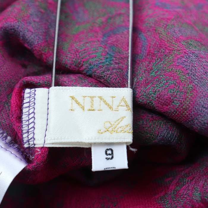 ニナリッチ カットソー シャツ トップス 長袖 ウール レディース 9サイズ ピンク NINA RICCI 【中古】