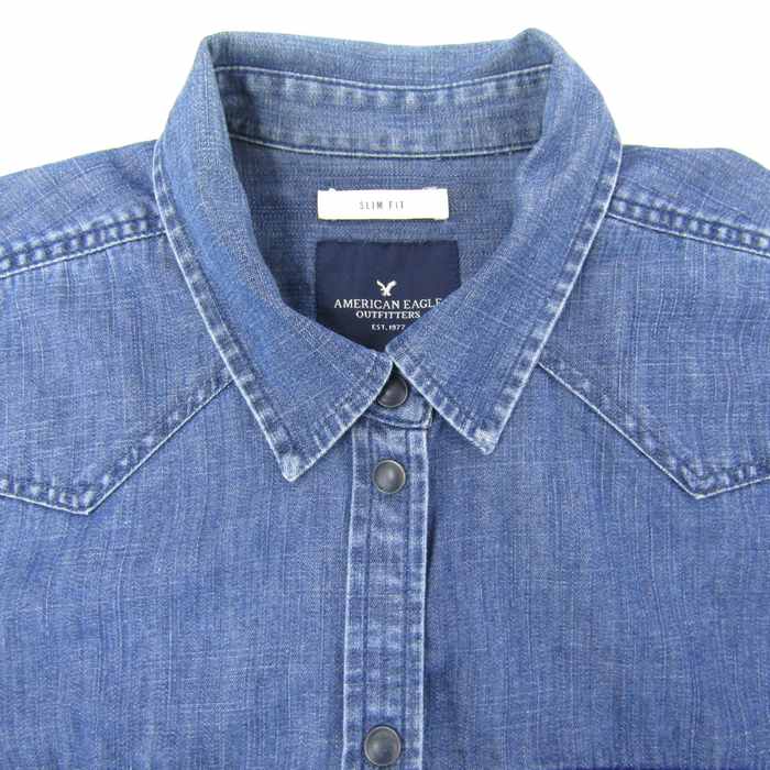 AMERICAN EAGLE OUTFITTERS スリムフィットシャツ eff53137-fb7c-4a17-9a23-