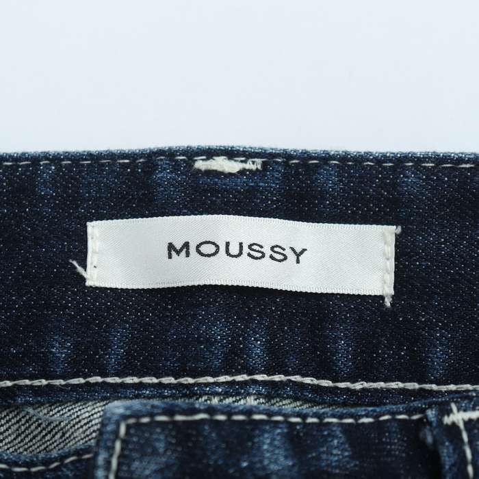 マウジー デニムパンツ ボトムス ジーンズ スキニー レディース 25サイズ ネイビー MOUSSY 【中古】｜MOUSSY｜店舗買取｜パンツ＞その他パンツ｜USEDのアパレル通販サイト  - SMASELL（スマセル）