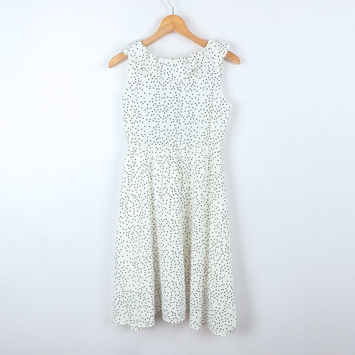 未使用 パオラフラーニ イタリア製 ボーダー 半袖 ニット ワンピース  