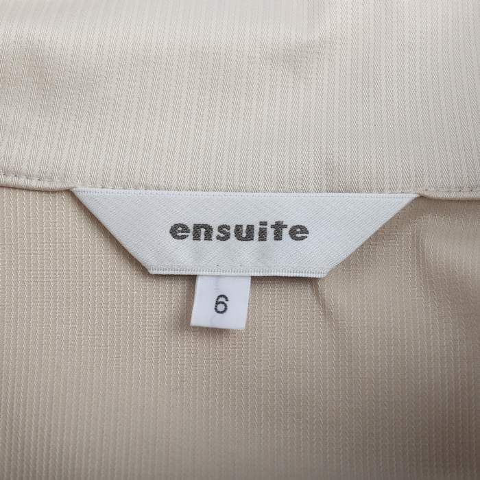 エンスウィート トレンチコート アウター レディース 6サイズ ベージュ ensuite 【中古】｜ensuite｜店舗買取｜ジャケット/アウター＞その他アウター｜USEDのアパレル通販サイト  - SMASELL（スマセル）