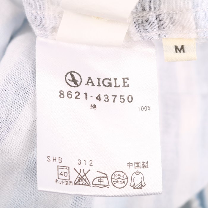 エーグル 長袖シャツ トップス ボーダー ロング丈 レディース Mサイズ ブルー AIGLE 【中古】｜AIGLE｜店舗買取｜トップス＞Tシャツ/カットソー｜USEDのアパレル通販サイト  - SMASELL（スマセル）