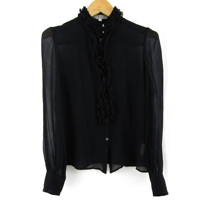 Barneys New York フローラル長袖シャツ