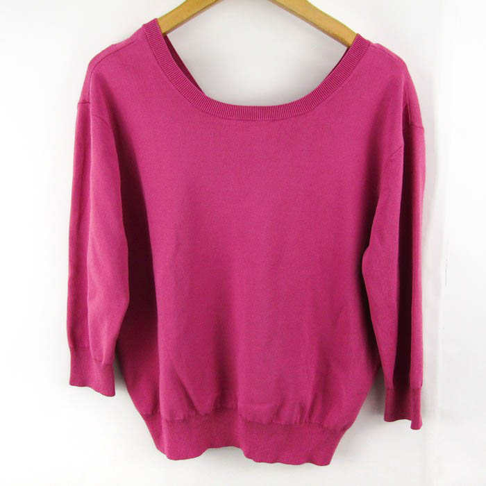 ルシェルブルー ニット トップス 長袖 リステア レディース 36サイズ  