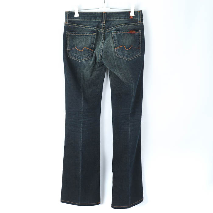 セブンフォーオール マンカインド デニムパンツ ボトムス ジーンズ レディース 25サイズ ネイビー 7 For All Mankind 【中古】｜7  For All Mankind｜店舗買取｜パンツ＞その他パンツ｜USEDのアパレル通販サイト - SMASELL（スマセル）