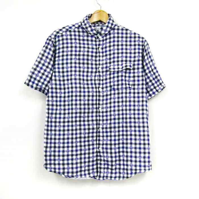 コーエン 半袖シャツ トップス チェック柄 DAILY CLOTHING メンズ L 
