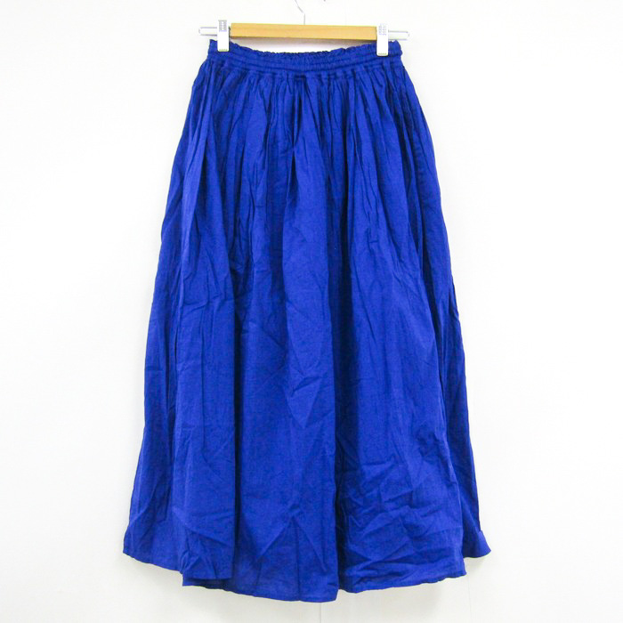 MISSONI ミッソーニ ロングスカート 良好 サイズ:44 ブルー レディース  