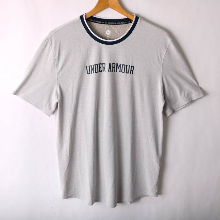 アンダーアーマー 半袖Ｔシャツ トップス ロゴT スポーツウエア セリアント メンズ MDサイズ グレー×紺 UNDER ARMOUR 【中古】｜UNDER  ARMOUR｜店舗買取｜トップス＞Tシャツ/カットソー｜USEDのアパレル通販サイト - SMASELL（スマセル）