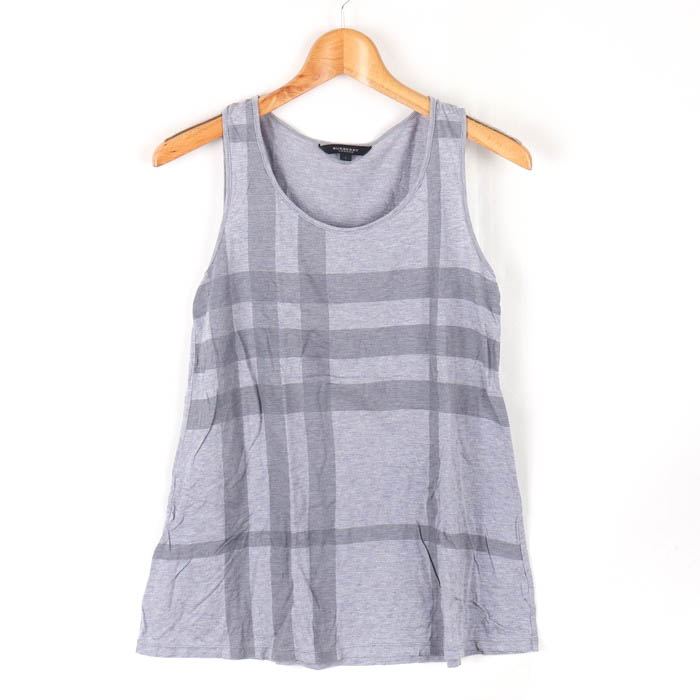 BURBERRY LONDON タンクトップ BURBERRY LONDON ノースリーブ タンクトップ ホワイト - メルカリ