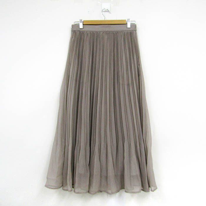 フォクシーニューヨーク ワイドパンツ プリーツスカート ダークグレー