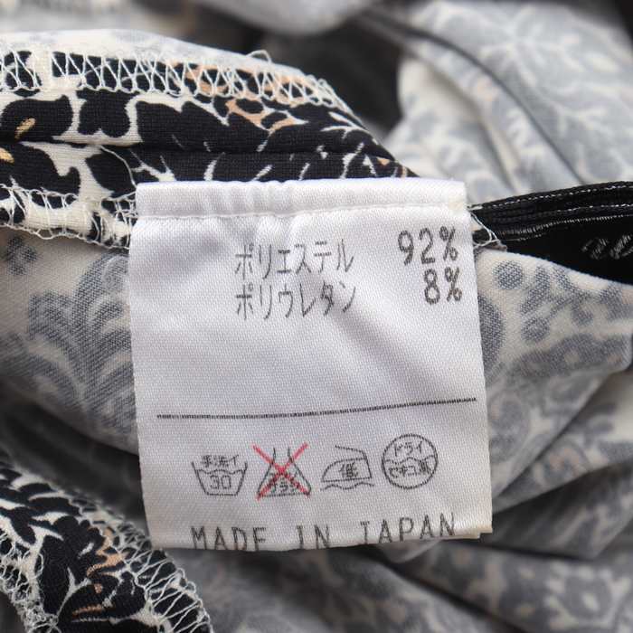 未使用品フレンチ袖レース綿麻エプロンドレス白色