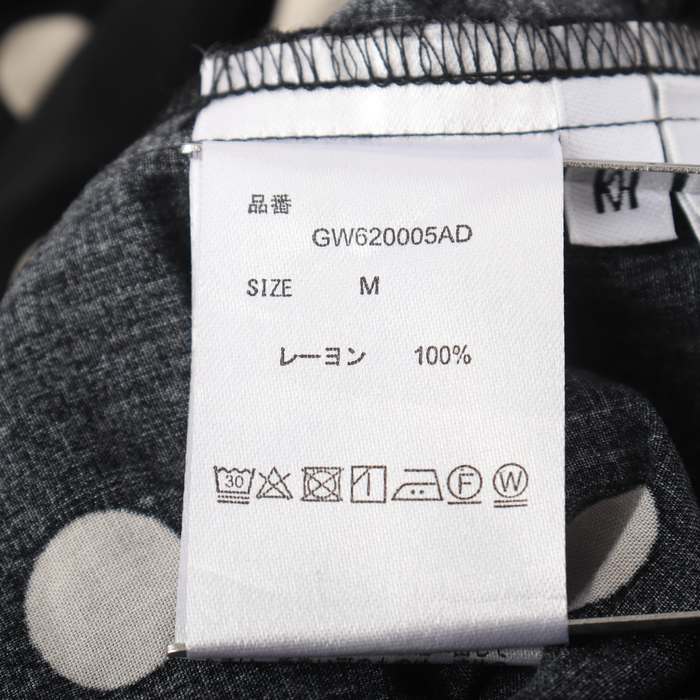 グローバルワーク ブラウス シャツ トップス ドット柄 長袖 レディース Mサイズ 黒×白 GLOBAL WORK 【中古】｜GLOBAL WORK ｜店舗買取｜トップス＞シャツ/ブラウス｜USEDのアパレル通販サイト - SMASELL（スマセル）