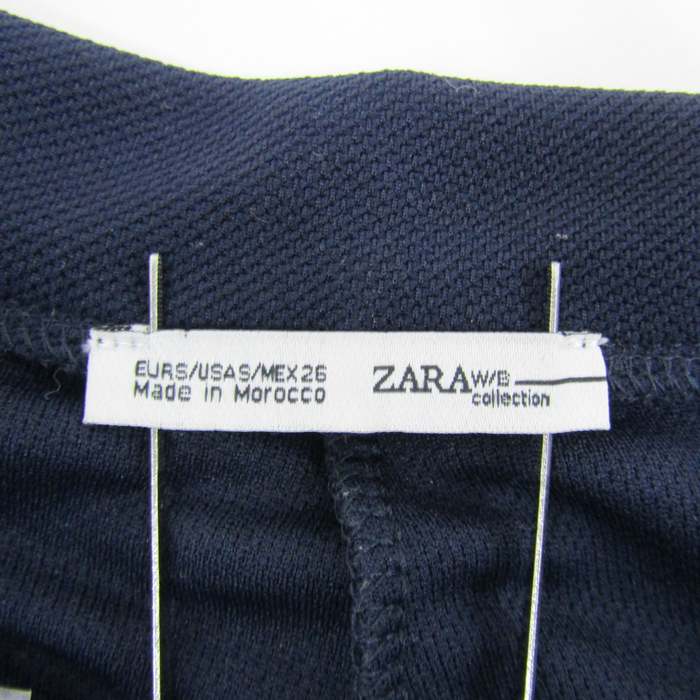 ザラ ワイドパンツ クロップドパンツ ボトムス レディース Sサイズ ネイビー ZARA 【中古】｜ZARA｜店舗買取｜パンツ＞その他パンツ｜USEDのアパレル通販サイト  - SMASELL（スマセル）