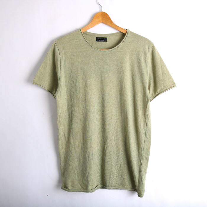 ロンハーマンヘンプTシャツ新品XS ベージュクルーネック半袖無地